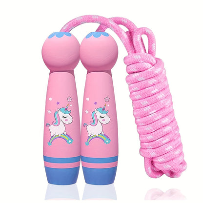 Unicorn Jump Rope - Lovely Jump Rope for Children with Wooden Handles