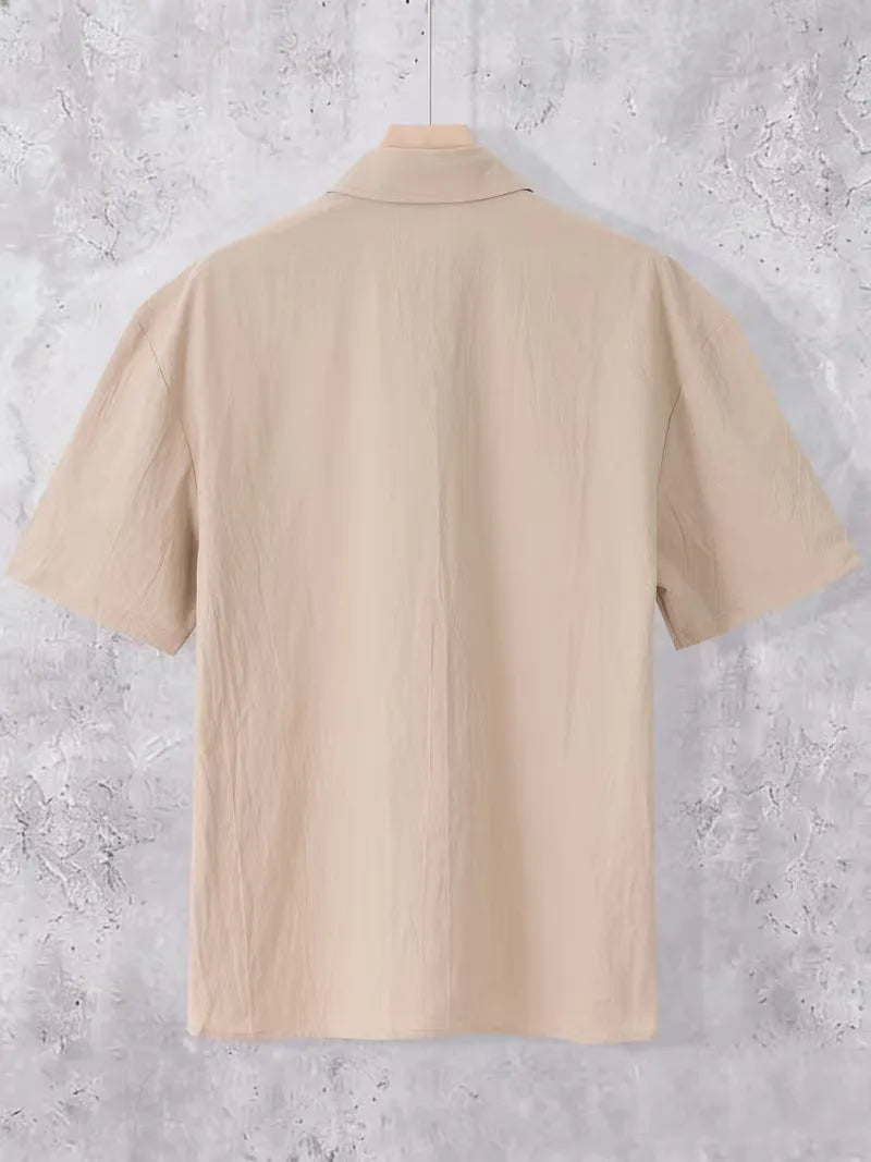 Chemise à manches courtes avec pantalon long