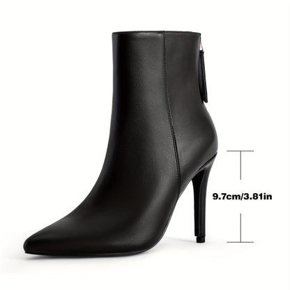 Karlijn - Elegant ankle boots in western style with stiletto heel