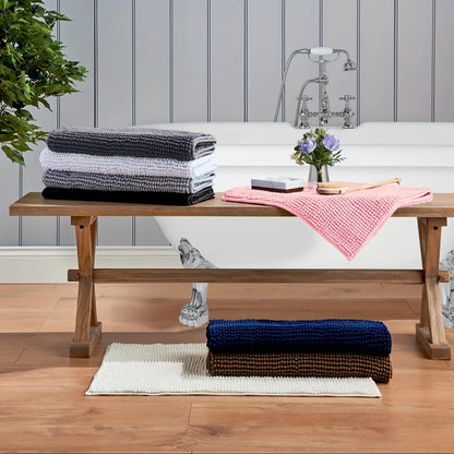 Badmat van ultrazachte chenille – Perfect voor de badkamer of hal