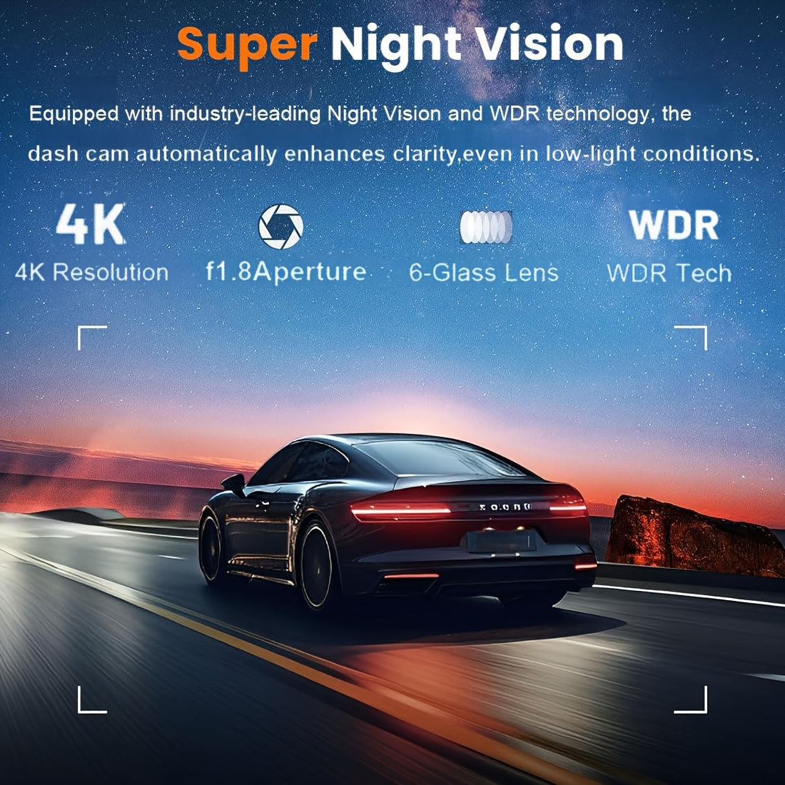 Dashcam 4K Ultra – Seguridad inteligente e imagen nítida en cada viaje