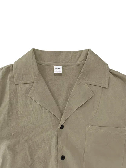 Chemise à manches courtes avec pantalon