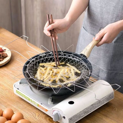 Frittierkorb - Für mehrere Portionen und faltbar