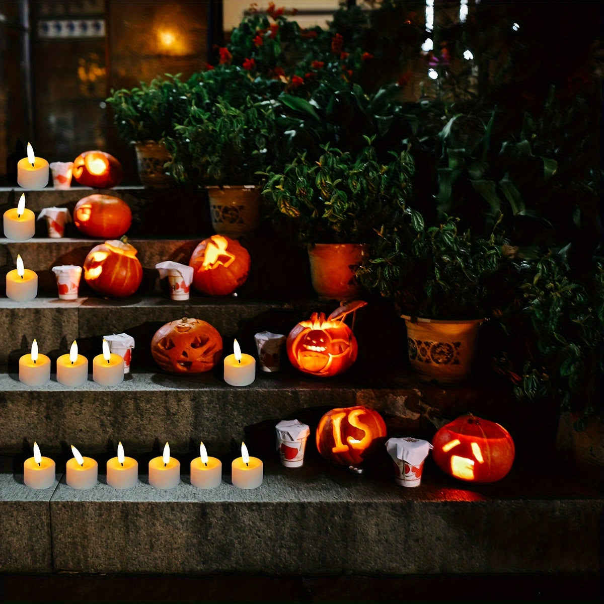 Velas de té mágicas sin llama - Juego con mando a distancia y temporizador regulable
