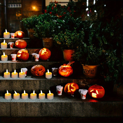 Velas de té mágicas sin llama - Juego con mando a distancia y temporizador regulable