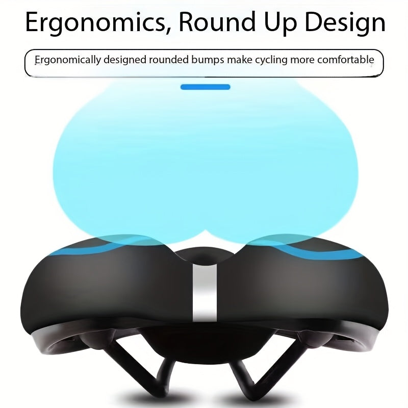 Pohodlné cyklistické sedlo s ergonomickým a prodyšným designem