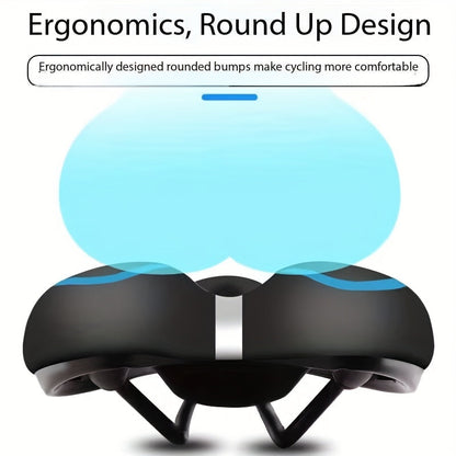 Pohodlné cyklistické sedlo s ergonomickým a prodyšným designem