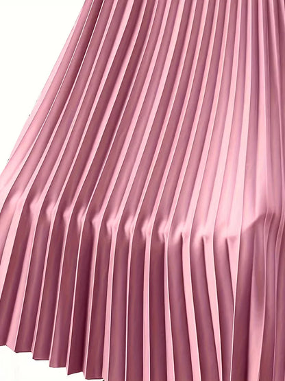 Jupe plissée taille haute