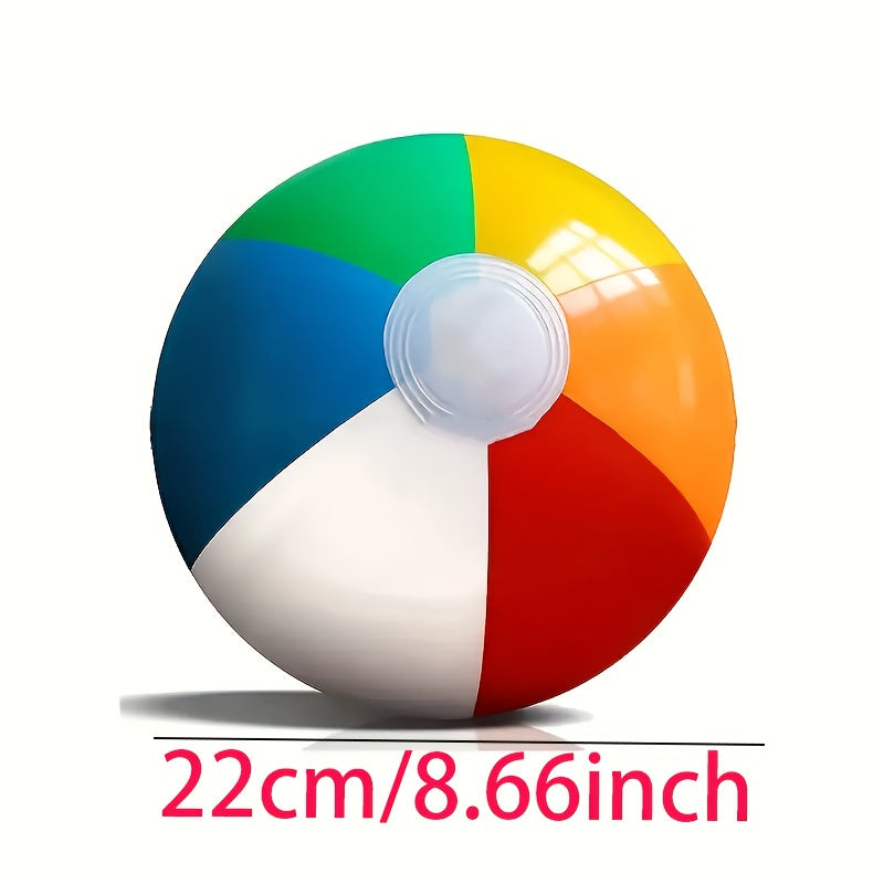 Ballon de plage gonflable – Coloré et amusant pour les fêtes d’été et les baignades à la piscine