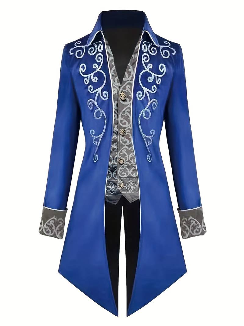 Gothic blazer Halloween medieval costume steampunk jacket for men - Manuelo