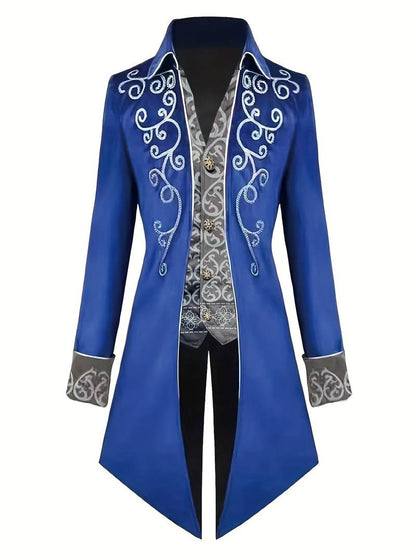 Gothic blazer Halloween medieval costume steampunk jacket for men - Manuelo