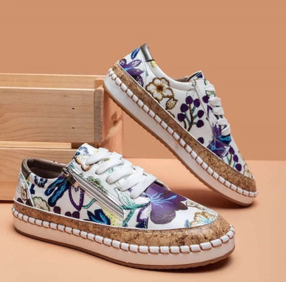 Quilla – Floral Ladies Sneakers