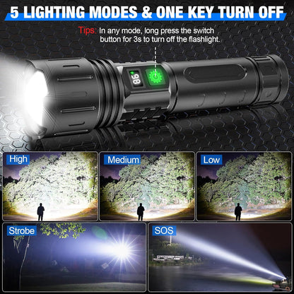 Torcia UltraBright - Potente e ricaricabile