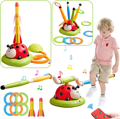 Gioco del lancio degli anelli 3 in 1 - avventura con razzi - divertimento originale