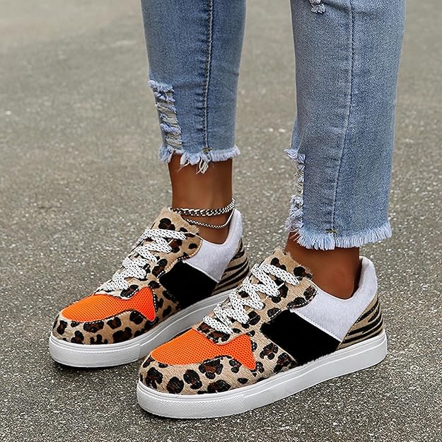 Pump - Comfortable Leopard Print Women's Shoes
