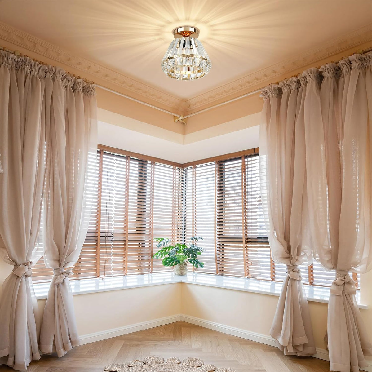 Luxury Crystal Ceiling Light Nordic Design