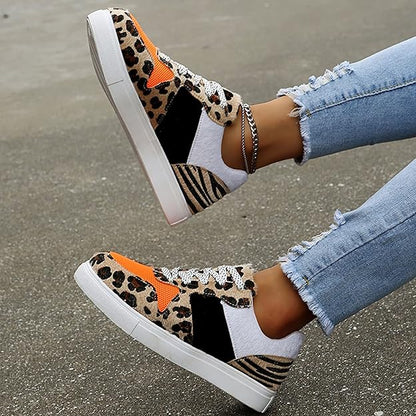 Pump - Comfortable Leopard Print Women's Shoes