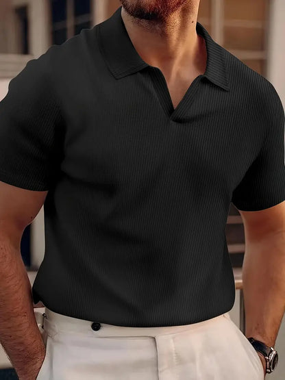 Men's Casual Short Sleeve Polo Shirt