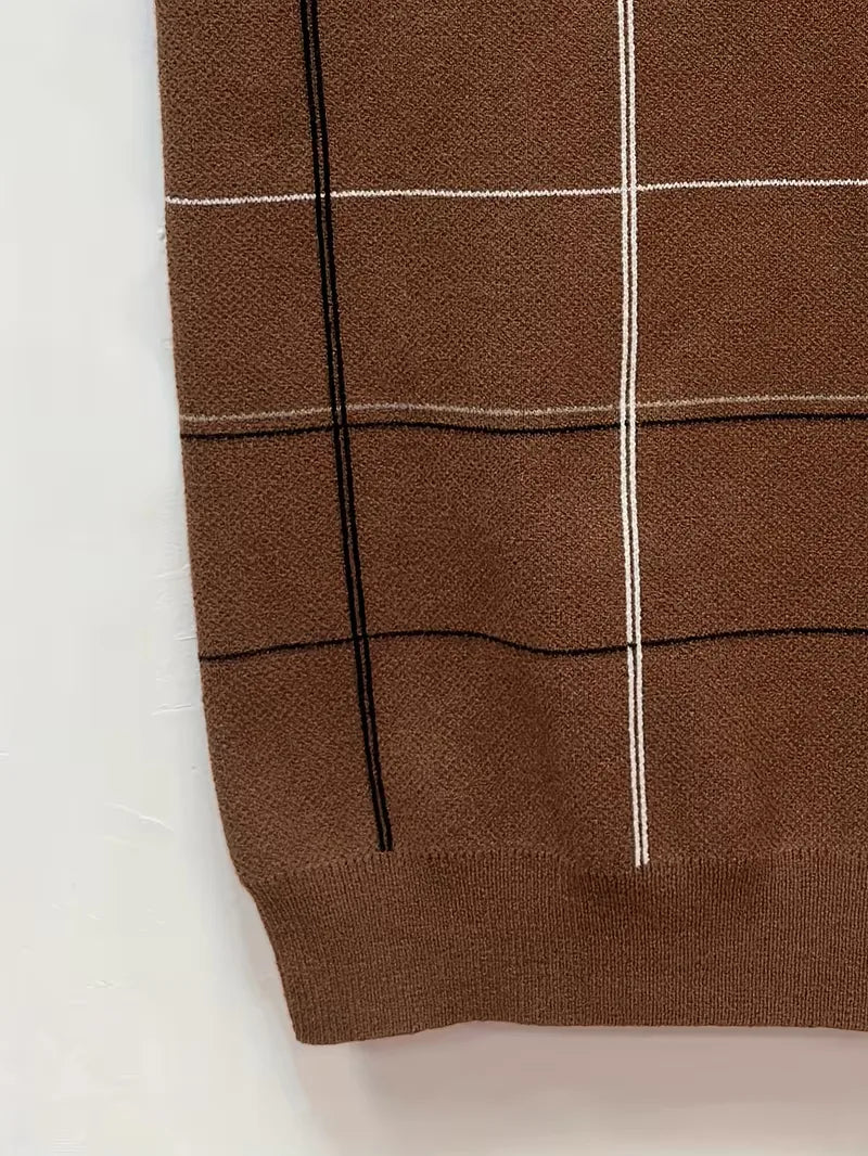Gilet sans manches à col en V