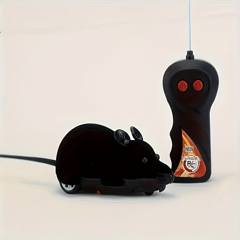 Juguete para gatos con forma de rata y control remoto - ideal para jugar y hacer bromas