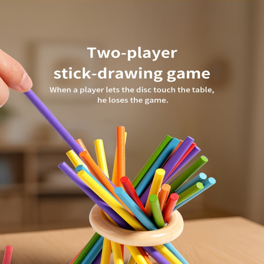 Gioco con bastoncini di legno - divertente ed educativo per bambini