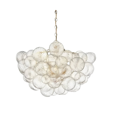 Candeeiro de teto Cluster Ribbed Bubble - Design luxuoso e elegante