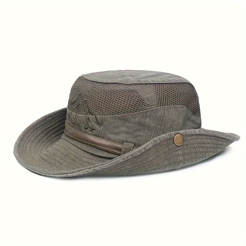 Cappello da sole traspirante per esterni con cordino - protezione UV e comfort per tutte le stagioni