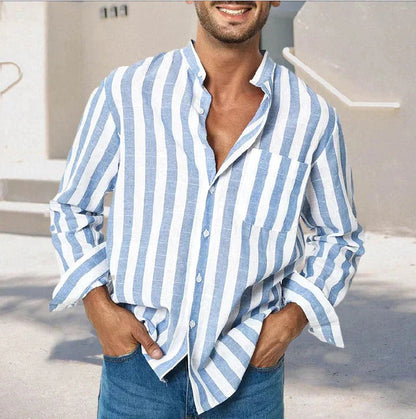 Camicia estiva a righe da uomo - Adrean