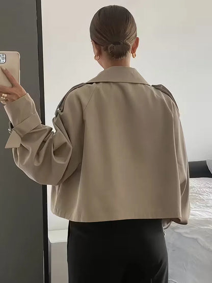 Oversized Fit Trench Coat