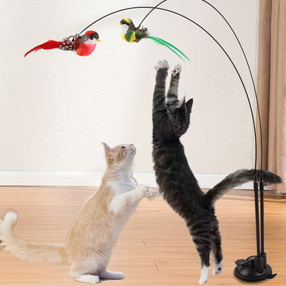 Giocattolo interattivo per gatti con ventosa – divertimento assicurato per il tuo gatto