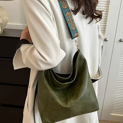 Sac à bandoulière avec sangle colorée