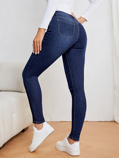 Emma lässige Skinny-Jeans - Stilvoll, bequem und perfekt für Herbst und Winter