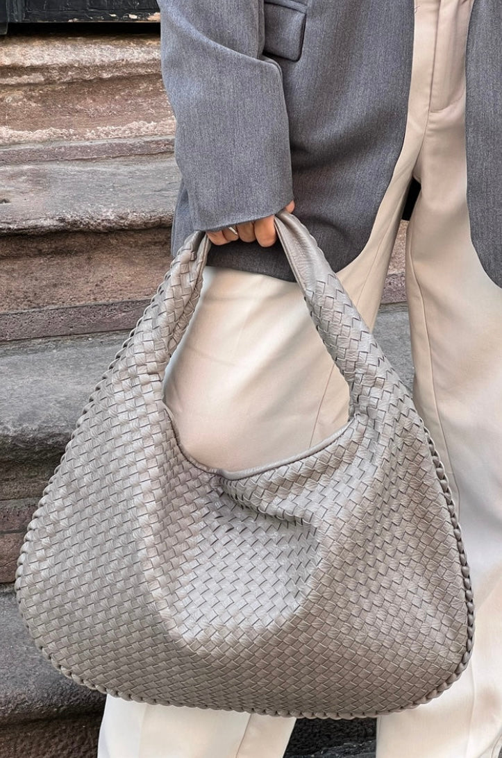 Leather bag ladies - tote bag
