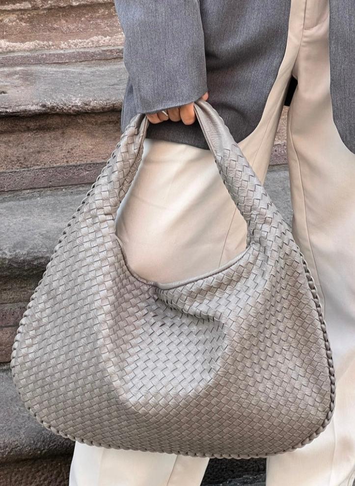 Elegante borsa a tracolla intrecciata - Per un look raffinato
