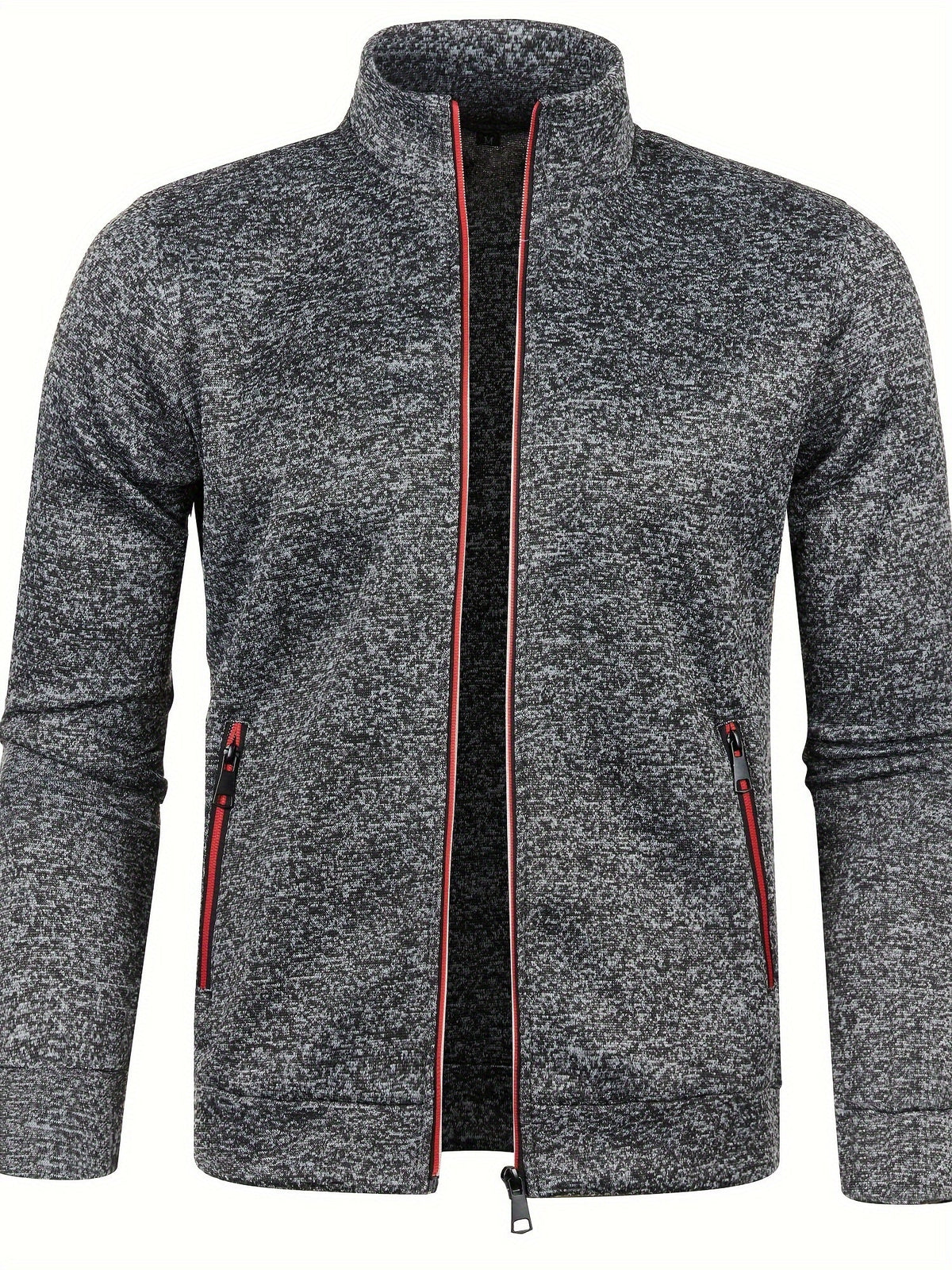 Cardigan da uomo con chiusura integrale a zip – Casual ed elegante per i mesi freddi