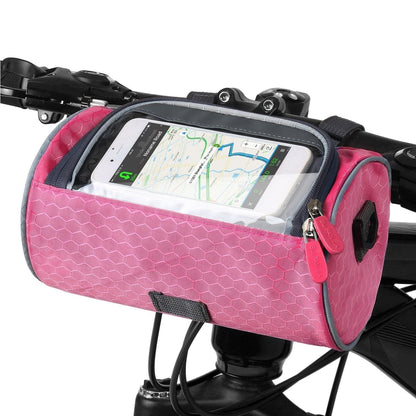 Praktická taška na bicykel na riadidlá s držiakom na smartfón a vodoodolným materiálom