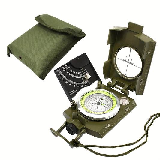 TrekGuard-Militärkompass – Wasserdicht und beleuchtet für präzise Navigation