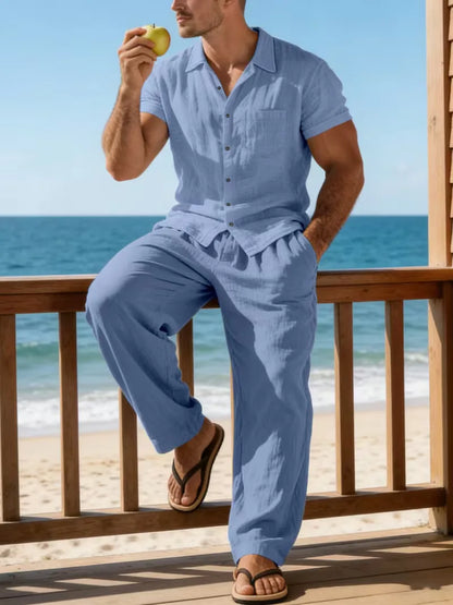 Ensemble de vêtements d'été avec col en V