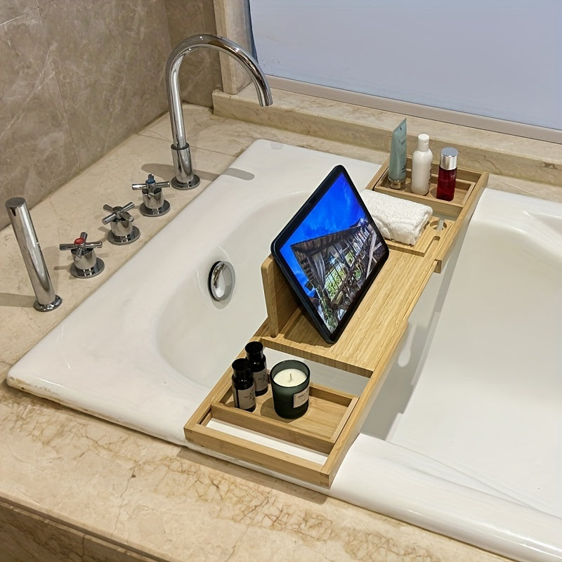 Vassoio da bagno in bambù - Per il massimo relax