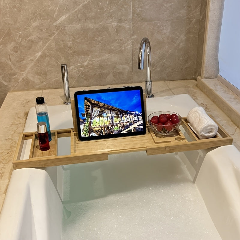 Vassoio da bagno in bambù - Per il massimo relax