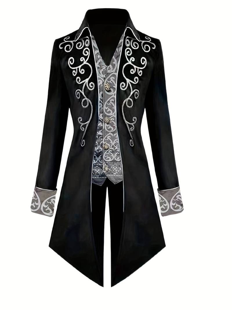Gothic blazer Halloween medieval costume steampunk jacket for men - Manuelo