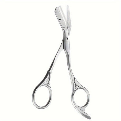 Precision Eyebrow Scissors with Comb – Hygienic and Effective
