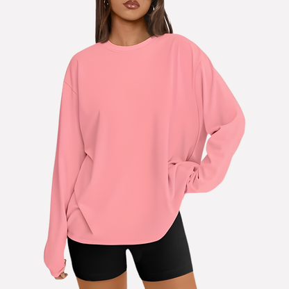 Women's Oversized Long Sleeve Shirt