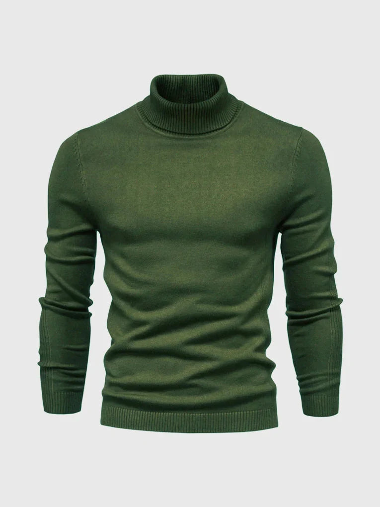 Men's Roll Neck Jumper – Warm and Stylish for Cold Days