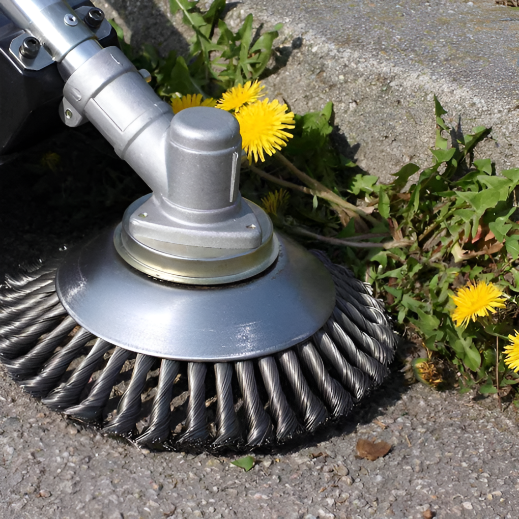 Carbon Steel Weed Brush and Trimmer - Brush Only