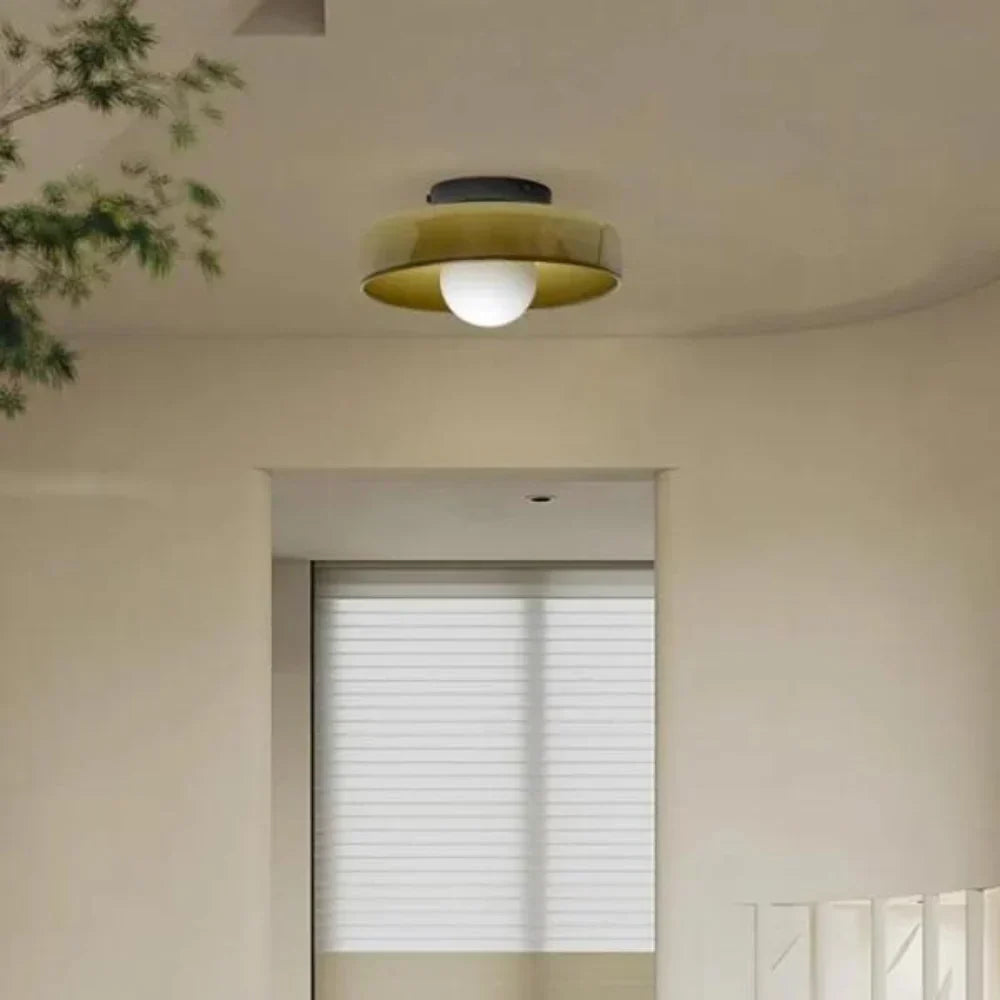 Olive Disc Wall Lamp – Modern and Elegant Design
