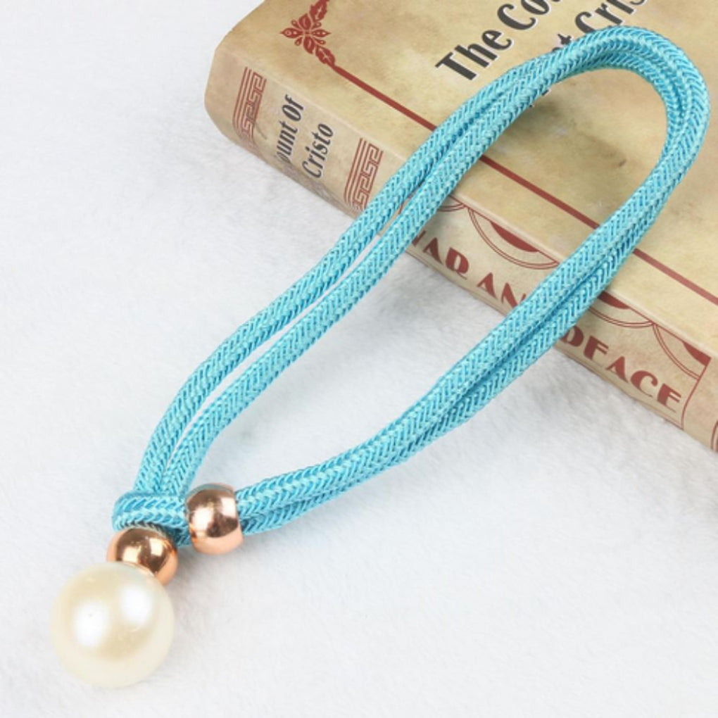 Shiny Elegant Set of 2 Pearl Curtain Tiebacks