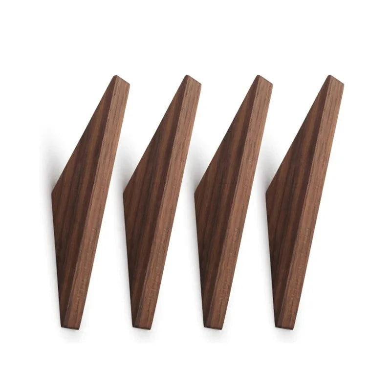 Perchero de madera de pared