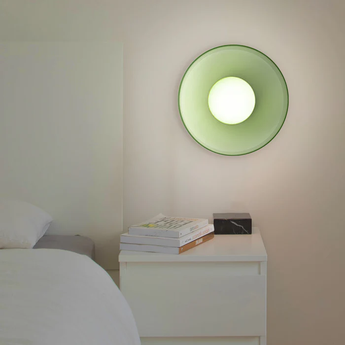 Plafón redondo moderno de cristal – Diseño elegante y atemporal