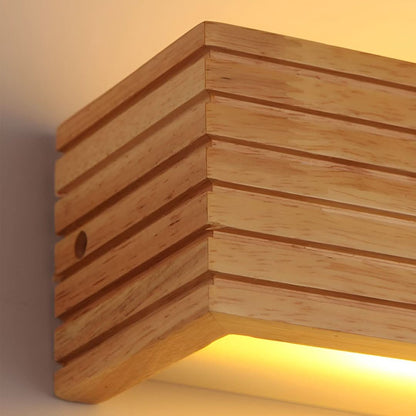 GlowWood - Rechteckige wasserdichte LED-Leuchte